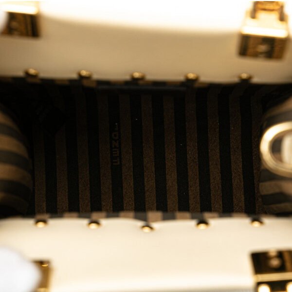Fendi Sunshine Small Shopper Handbag Beige - Image 4