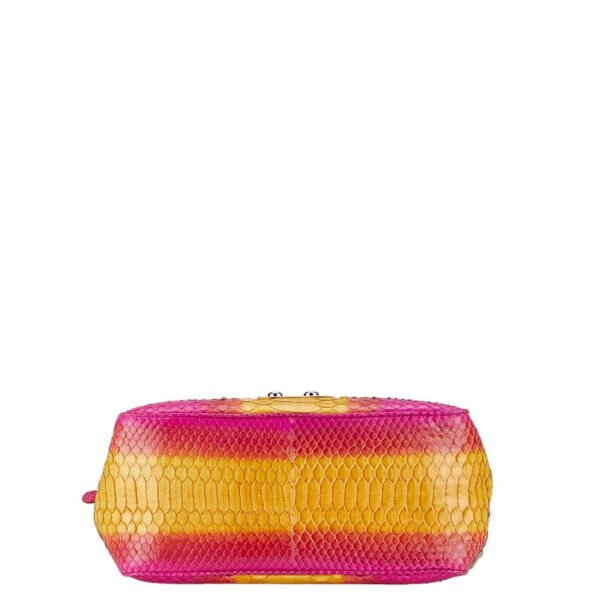 Dior Python Leather Chain Shoulder Bag - Image 4