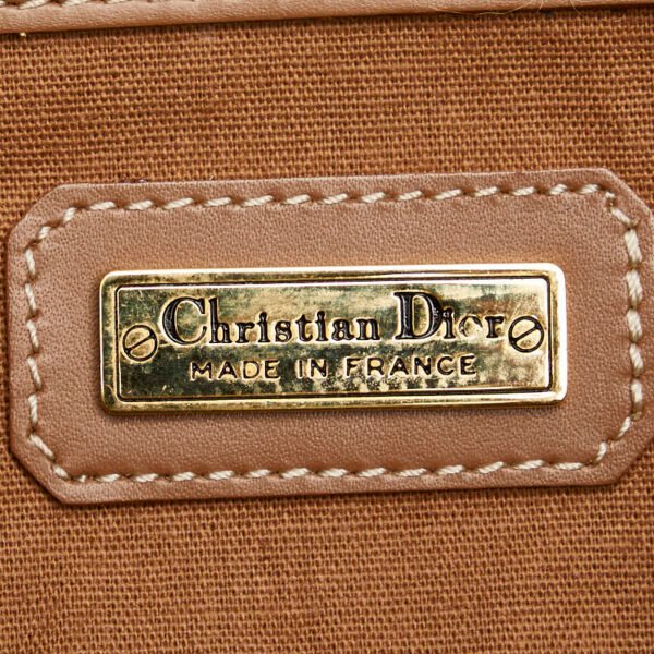 Dior Honeycomb PVC Leather Handbag Travel Bag - Image 8