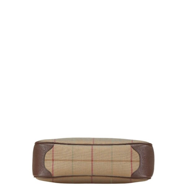 Burberry Check Canvas Leather Handbag - Image 3