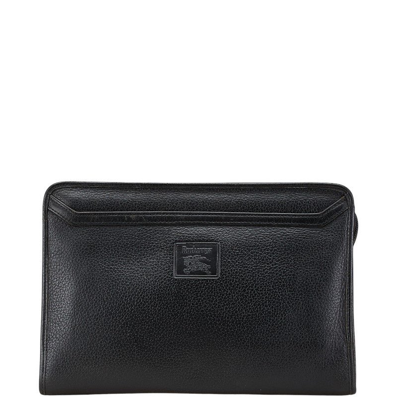 Burberry Nova Check Shadow Horse Leather Clutch