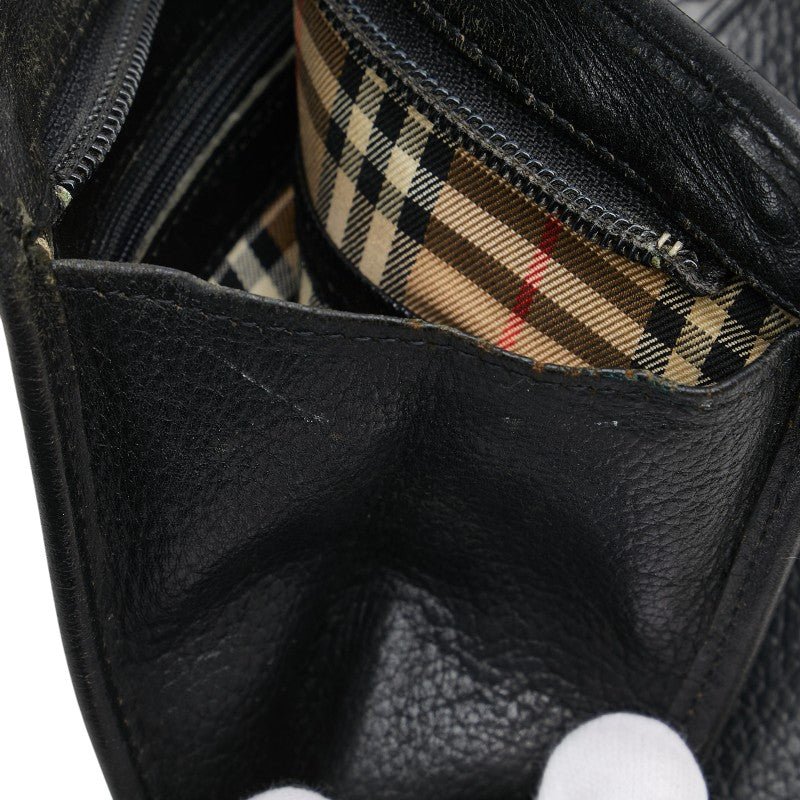 Burberry Nova Check Shadow Horse Leather Clutch - Image 7