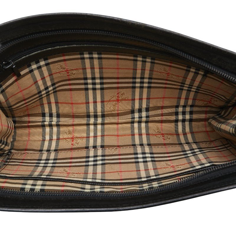 Burberry Nova Check Shadow Horse Leather Clutch - Image 9