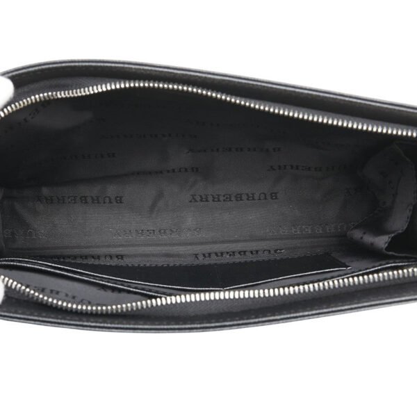 Burberry Leather Clutch Bag Black - Image 10