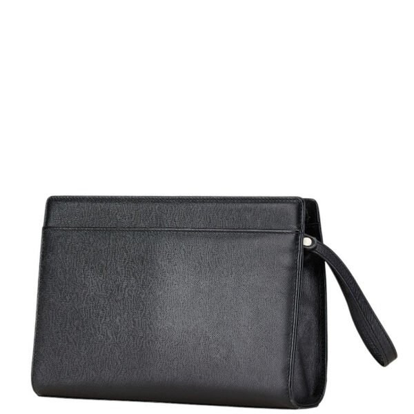 Burberry Leather Clutch Bag Black - Image 2
