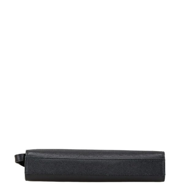 Burberry Leather Clutch Bag Black - Image 3