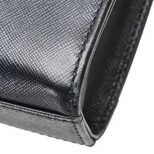 Burberry Leather Clutch Bag Black - Image 6