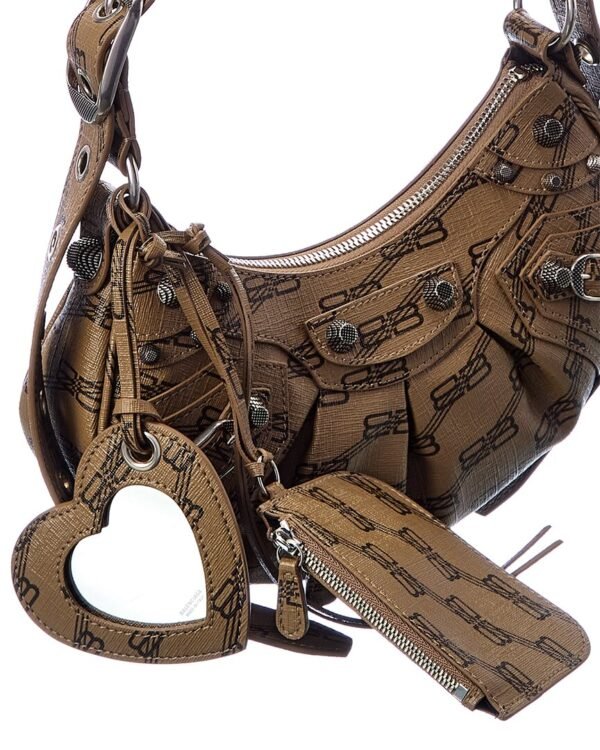 Balenciaga Le Cagole Xs Leather Shoulder Bag - Image 3