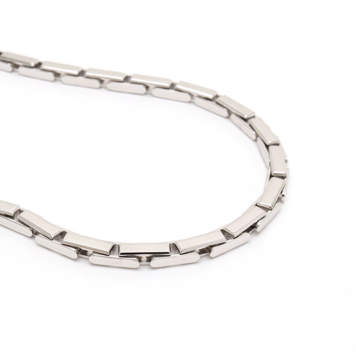 Cartier Agrafe Necklace K18WG Diamond - Image 5