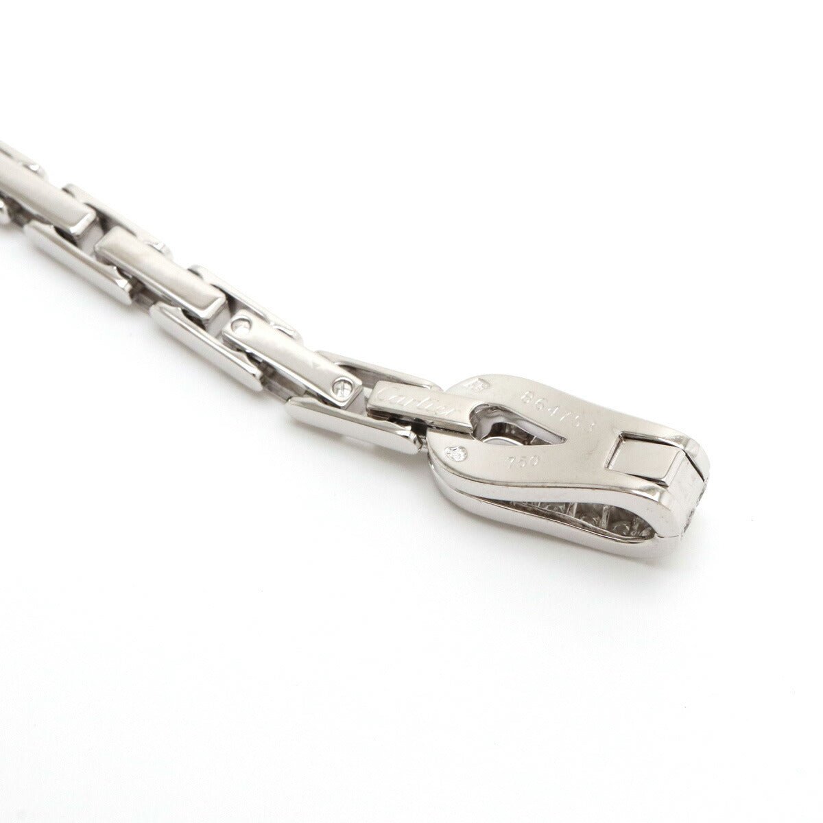 Cartier Agrafe Necklace K18WG Diamond - Image 6