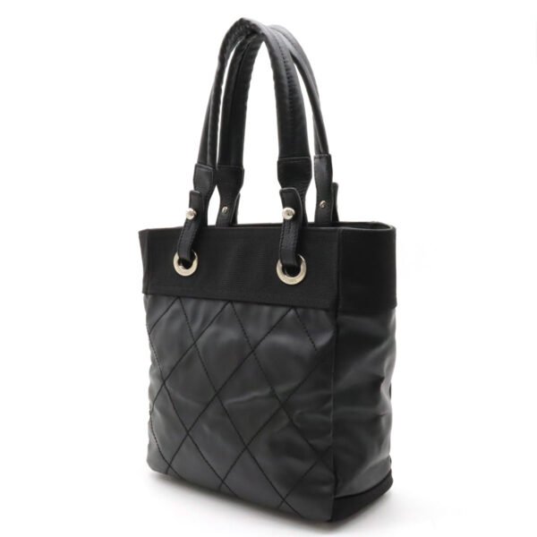 Chanel Paris Biarritz Tote PM Black Leather - Image 2