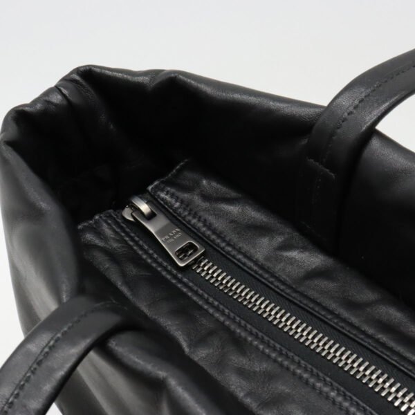 Prada Nylon Nappa Leather Tote Bag 1BG047 - Image 6