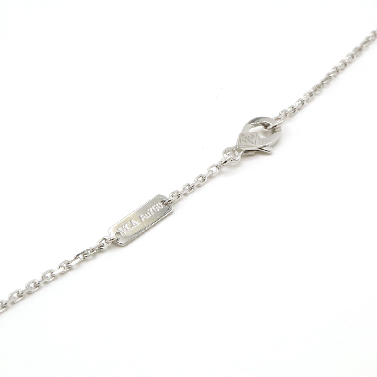 Van Cleef & Arpels Vintage Alhambra Chalcedony Necklace - Image 6