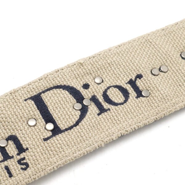 Dior Oblique Embroidery Medallion Shoulder Strap - Image 5