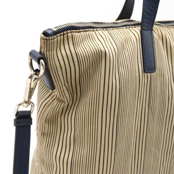 Prada Canvas Leather Tote Bag B2052G - Image 7