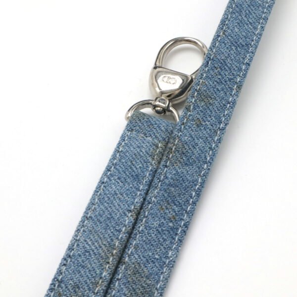 Dior Lady Dior Cannage Denim Handbag - Image 5