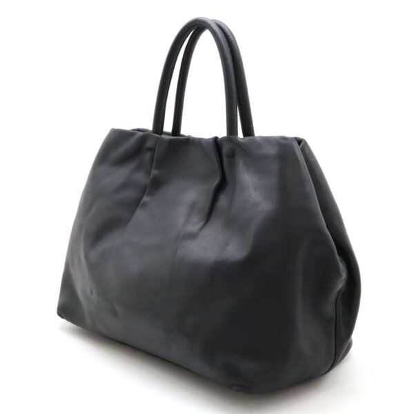 Prada Leather Tote Handbag Black - Image 2