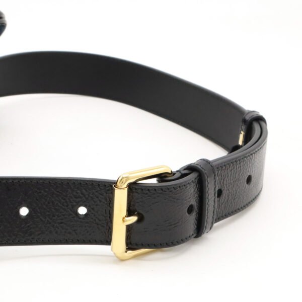 Gucci Ophidia Small Belt Bag Suede Patent Leather - Image 7