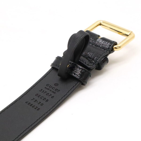 Gucci Ophidia Small Belt Bag Suede Patent Leather - Image 8