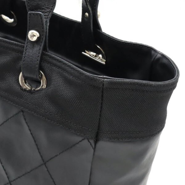 Chanel Paris Biarritz Tote MM Black A34209 - Image 7