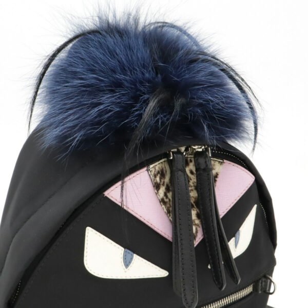 Fendi Monster Mini Backpack Nylon Leather - Image 7
