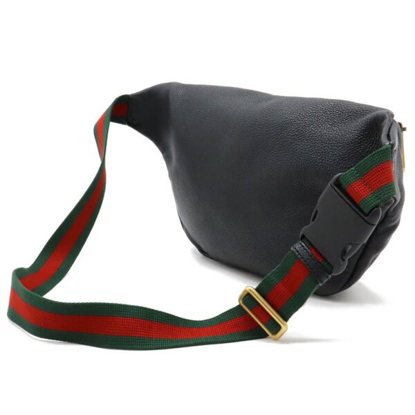 Gucci Leather Print Belt Bag Black - Image 2