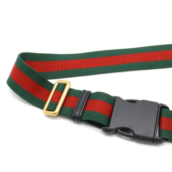 Gucci Leather Print Belt Bag Black - Image 4