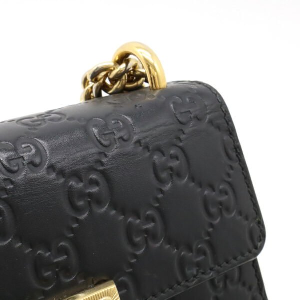 Gucci Padlock GG Small Shoulder Bag Leather Black - Image 7