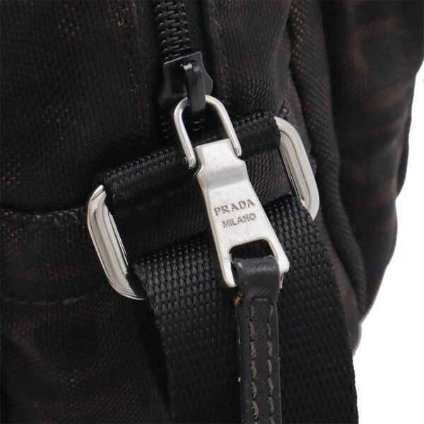 Prada Nylon Canvas Shoulder Bag - Image 4
