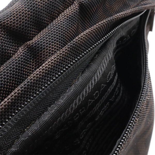 Prada Nylon Canvas Shoulder Bag - Image 8