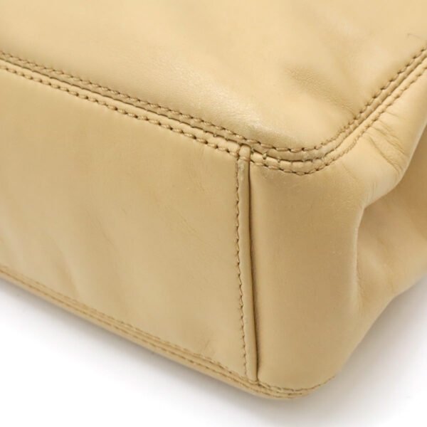 Chanel Leather Plastic Coco Mark Handbag - Image 3