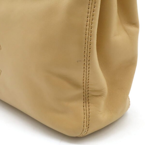 Chanel Leather Plastic Coco Mark Handbag - Image 8