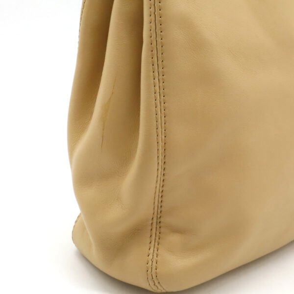 Chanel Leather Plastic Coco Mark Handbag - Image 9