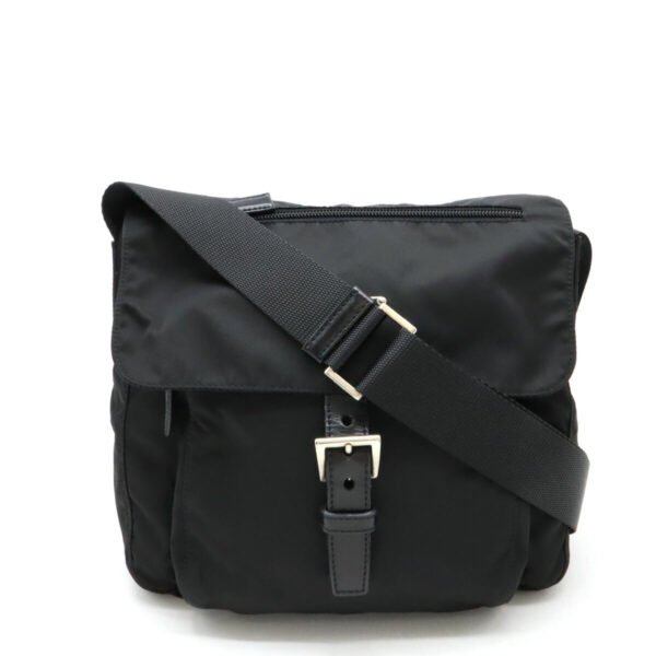 Prada Nylon Leather Shoulder Bag BT8994