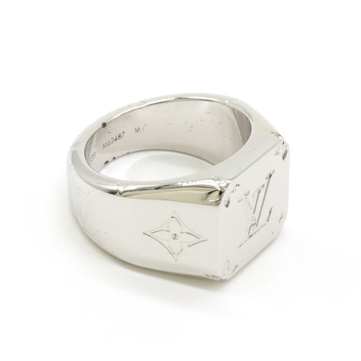 Louis Vuitton Signet Ring Metal Silver M62487 - Image 4