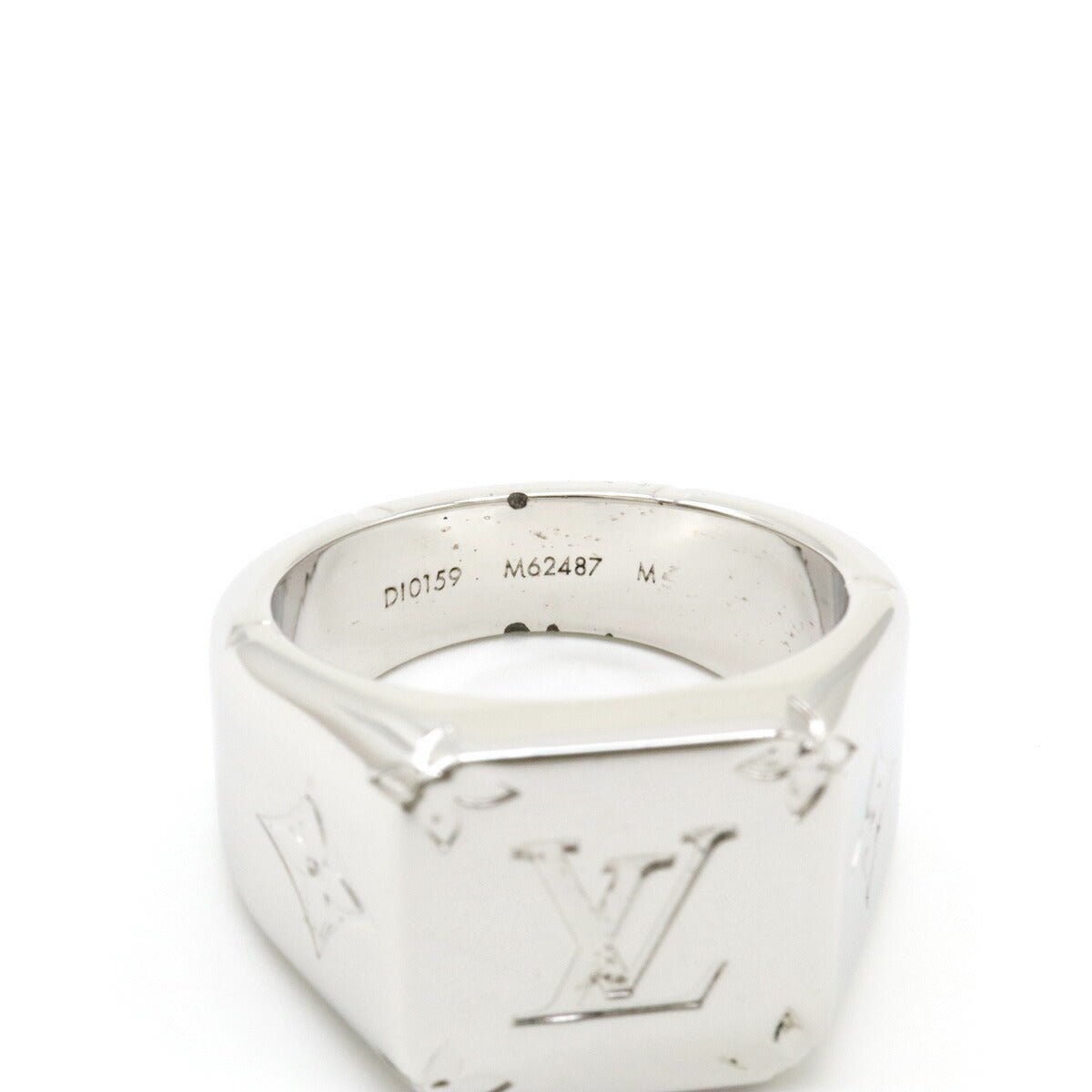 Louis Vuitton Signet Ring Metal Silver M62487 - Image 5