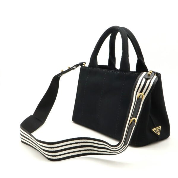 Prada Canapa Canvas Tote Bag 1BG439 - Image 2