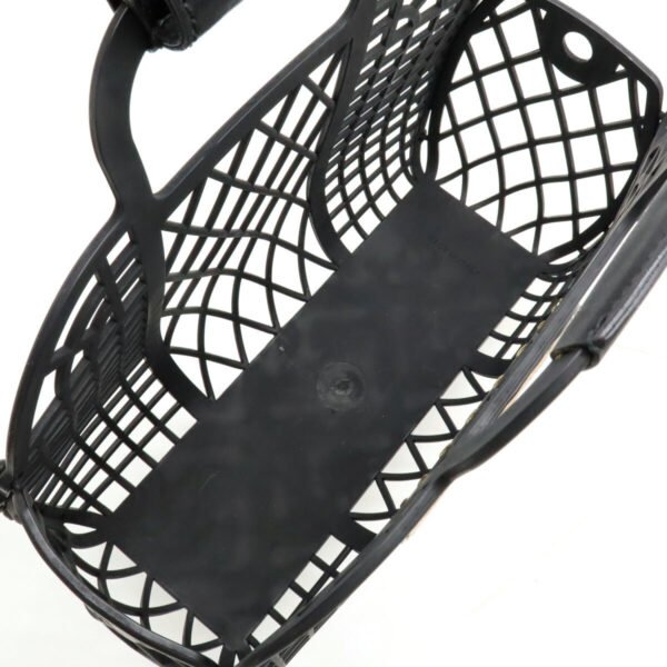 Fendi FF Logo Basket Small Handbag Plastic Leather - Image 5