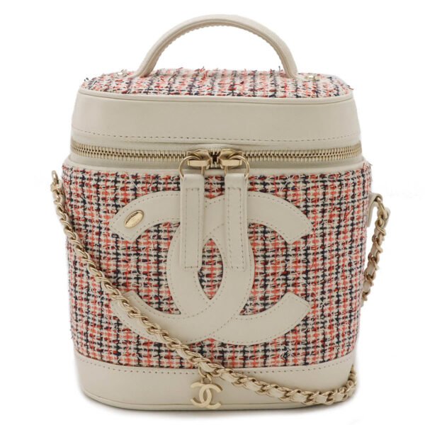 Chanel Tweed Cruise Line Vanity Case Handbag