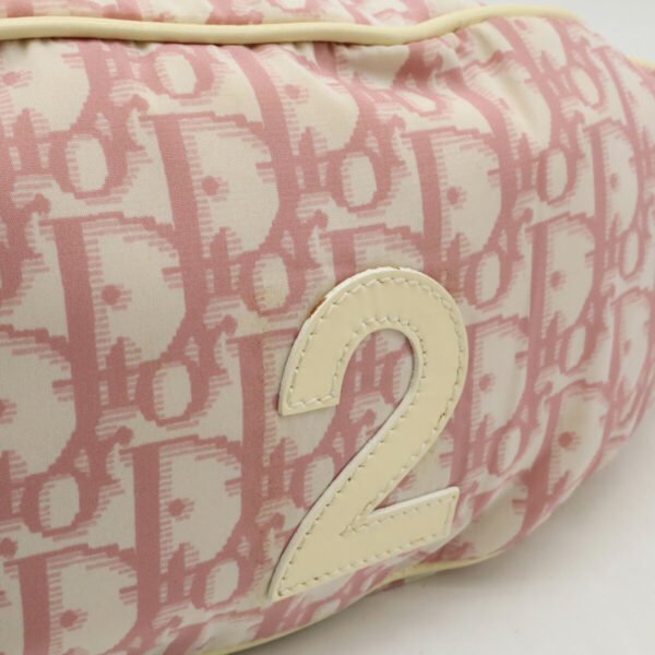 Dior Nylon Trotter Waist Pouch Pink White - Image 9