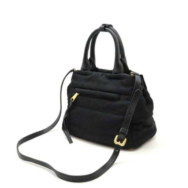 Prada Nylon Leather Ribbon 2WAY Tote Bag - Image 2
