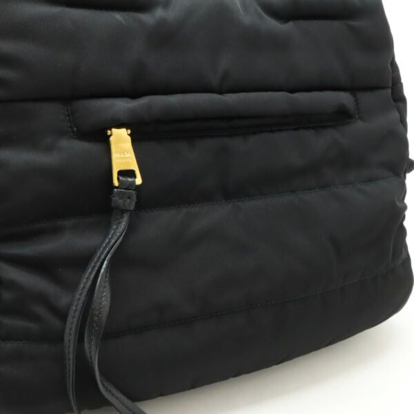 Prada Nylon Leather Ribbon 2WAY Tote Bag - Image 8