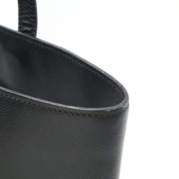 Chanel Leather Tote Bag Black A12478 - Image 6