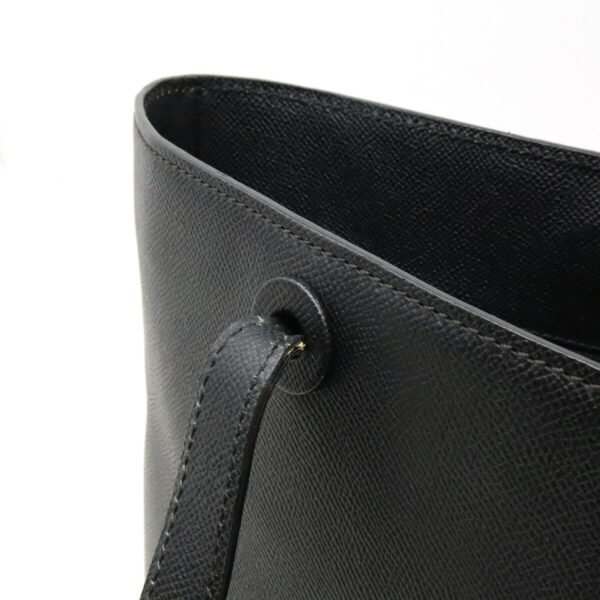 Chanel Leather Tote Bag Black A12478 - Image 7