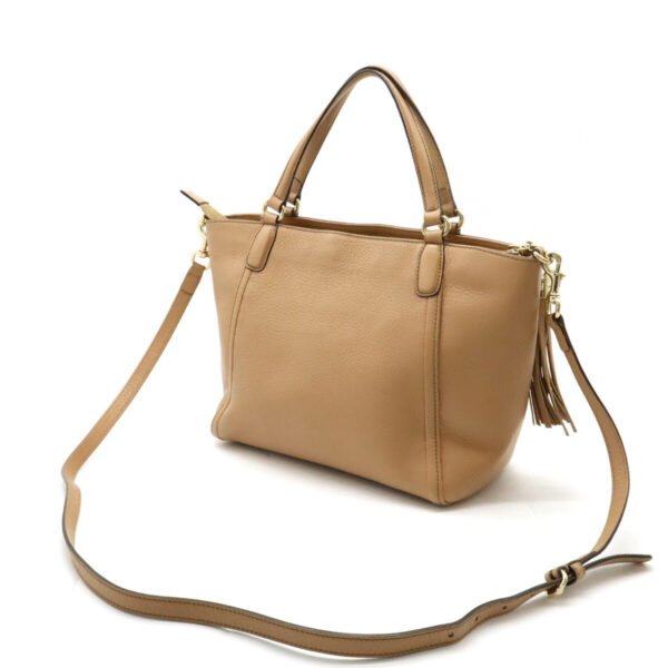 Gucci Soho Interlocking G Leather Tote Bag - Image 2