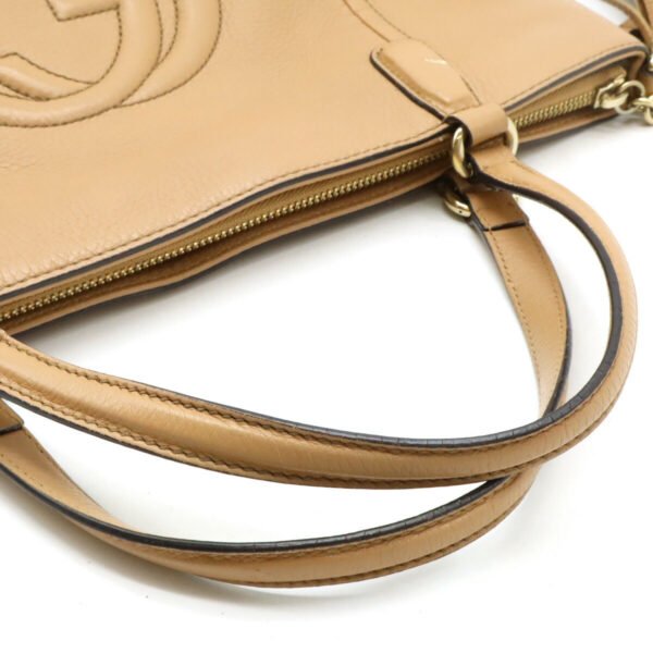Gucci Soho Interlocking G Leather Tote Bag - Image 4