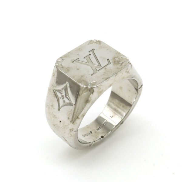 Louis Vuitton Silver Signet Ring M62488