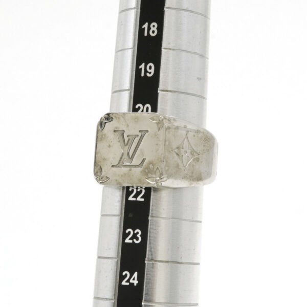 Louis Vuitton Silver Signet Ring M62488 - Image 6