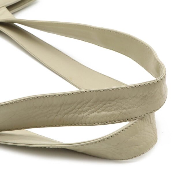 Chanel Leather Coco Mark Embossed Tote Bag - Image 4