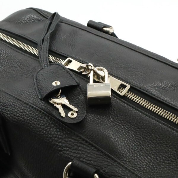 Gucci Leather Interlocking G Carry-On Duffel Bag - Image 7
